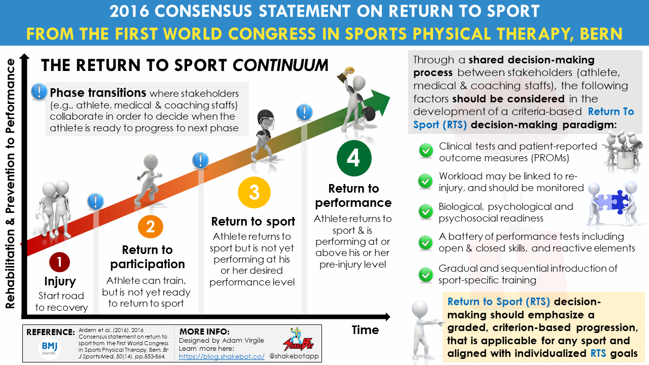 Read more about the article Consensus statement on return to sport from the First World Congress in Sports Physical Therapy