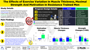 Read more about the article The Effects of Exercise Variation in Muscle Thickness, Maximal Strength and Motivation in Resistance-trained Men