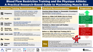 Read more about the article Blood Flow Restriction Training and the Physique Athlete: A Practical Research-Based Guide to Maximizing Muscle Size