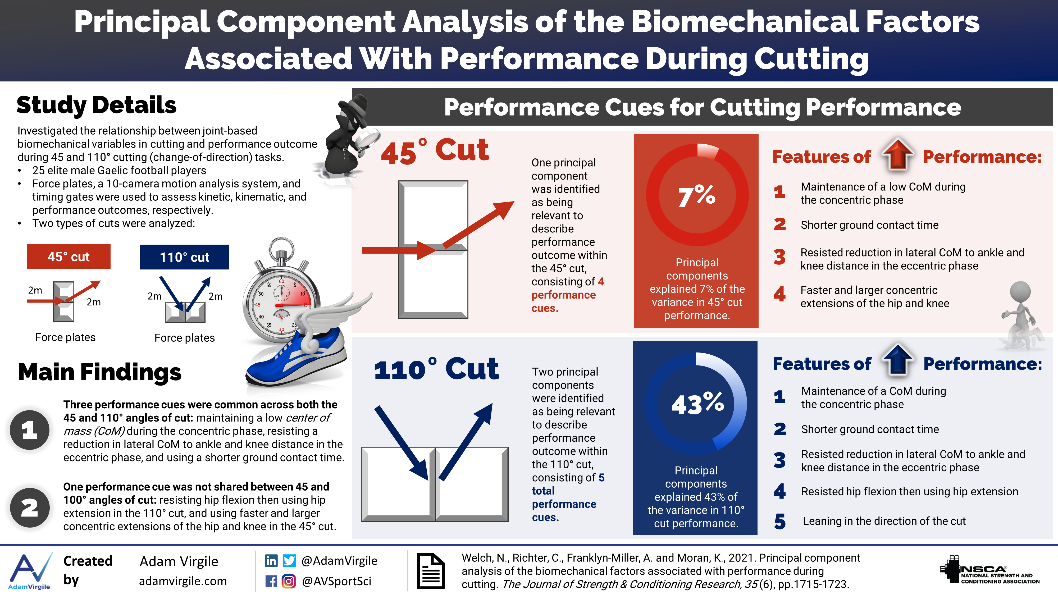 Read more about the article Principal Component Analysis of the Biomechanical Factors Associated With Performance During Cutting